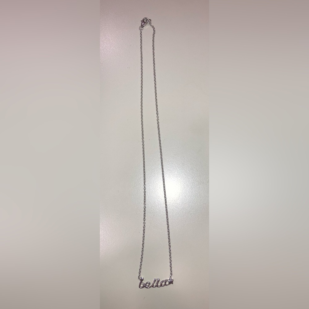 Sterling silver (925) necklace, 16 inches. “Bella”, with ⭐️ icon. - Picture 2 of 3